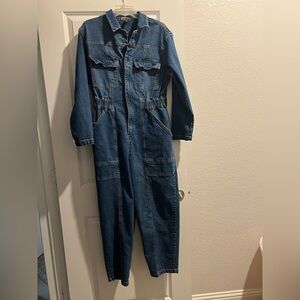Universal Thread Blue Denim Jumpsuit
